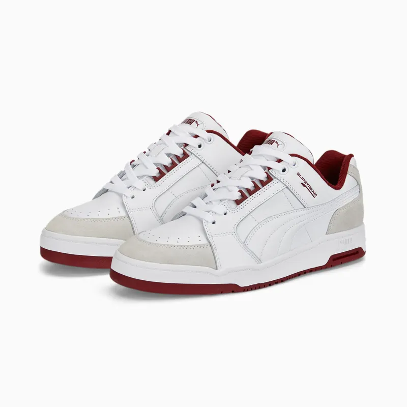 Women’s PUMA Slipstream Lo Retro White/Intense Red (384692-06)