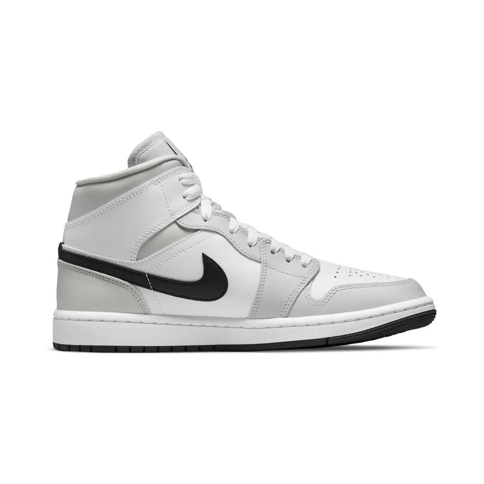 Air Jordan 1 Mid Light Smoke Grey – “White / Light Smoke Grey” (BQ6472-015)