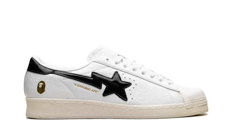 Adidas Superstar Vintage “A Bathing Ape – White Black” (JR2701)