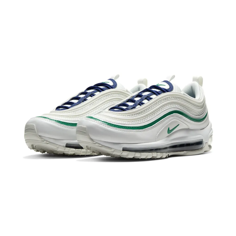 Nike Air Max 97 “Summit White / Deep Royal Blue / White / Neptune Green” (921733-107)