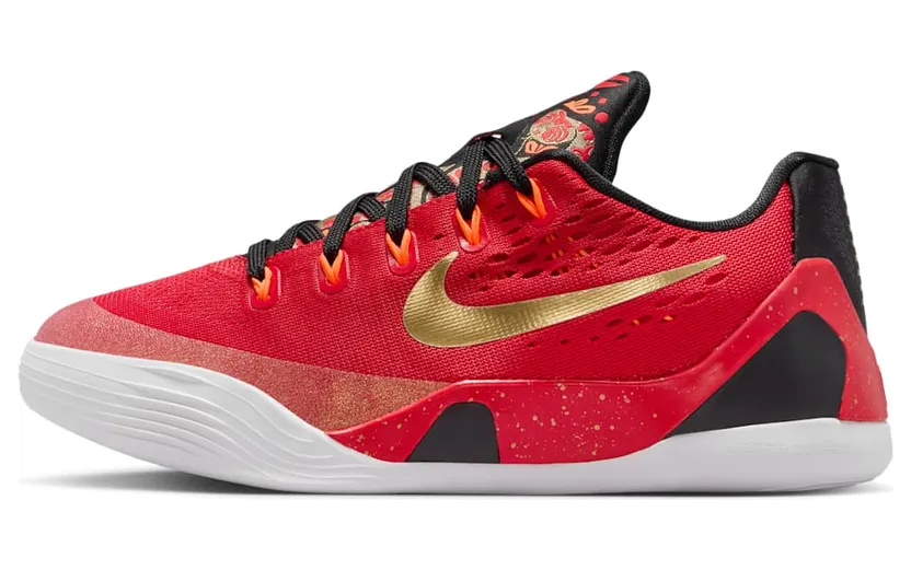 Nike Kobe Nine Low University Red / Metallic Gold / Black (IM9569-600)