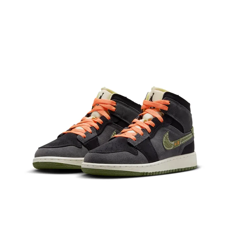 Air Jordan 1 Mid SE GS “Craft Anthracite Light Olive” (FD5847-003)