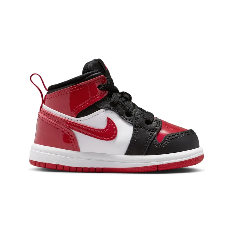 Jordan 1 Mid SE Patent Bred Toe (HV4729-006)