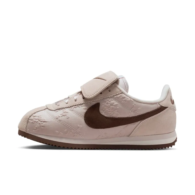 Nike Cortez TXT Pink “Silt Red / Phantom / Light Chocolate” (IQ3624-667)
