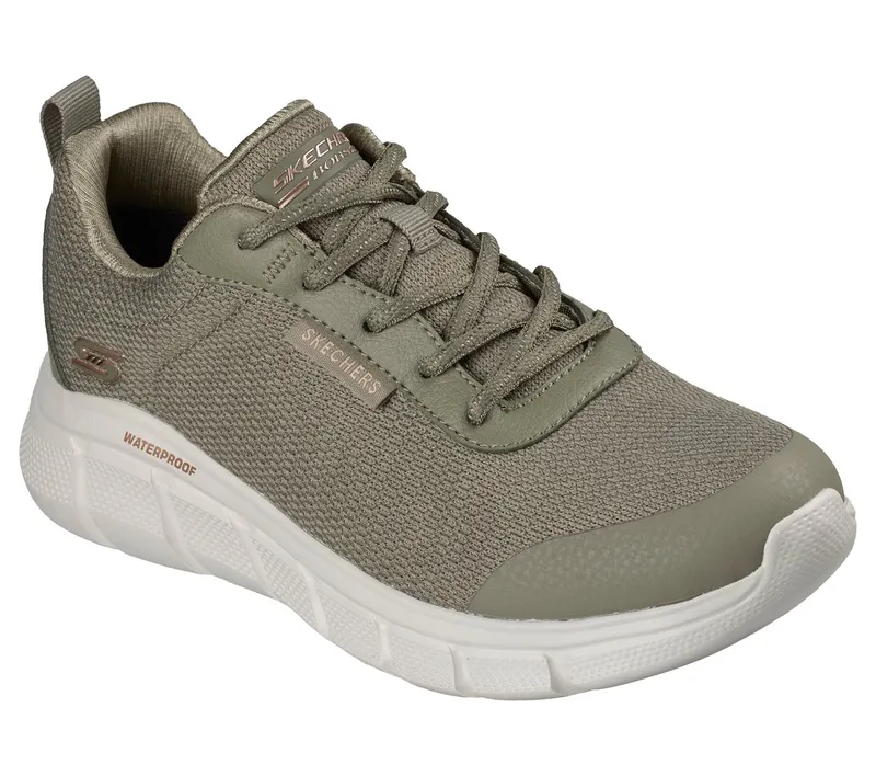 Skechers Waterproof: BOBS Sport B Flex – Flex Proof Sneaker Olijf