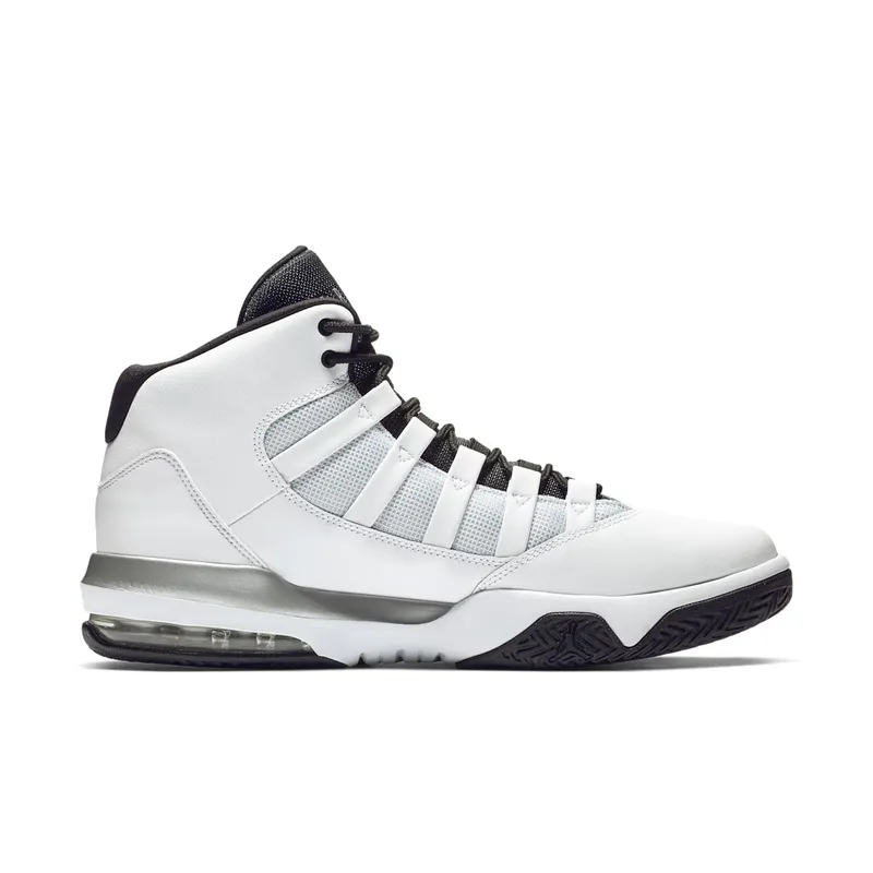 Jordan Max Aura White Metallic Silver Black White/Metallic Silver-Black (AQ9084-102)