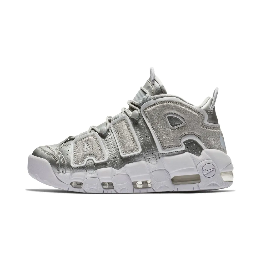 Nike Air More Uptempo Loud And Clear (W) Metallic Silver/Metallic Silver-White (917593-003)