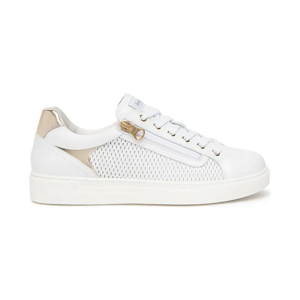 Black Giardini sneaker Gold / White (E615252D-707)