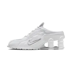 Nike Shox MR4 Mule Martine Rose “White / Metallic Silver” (DQ2401-100)