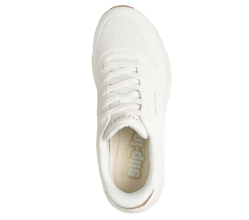 Skechers Slip-ins: UNO Glide-Step – Glide On Air Sneaker White