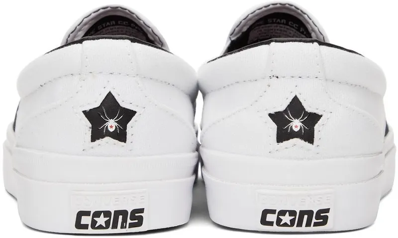 Converse Black & White Roll Up One Star CC Pro Slip-On (170941C)