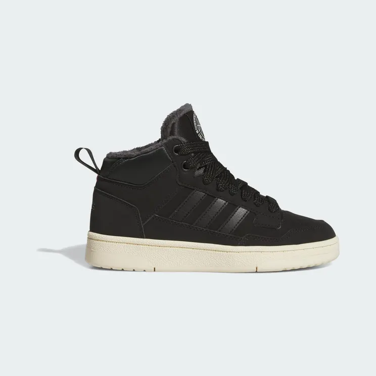 adidas Rapid Court Mid Winterized “Core Black / Carbon / Cream White” (JR1027)
