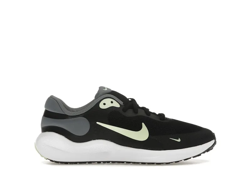 Nike Revolution 7 Black Smoke Grey White Barely Volt (FB7689-006)