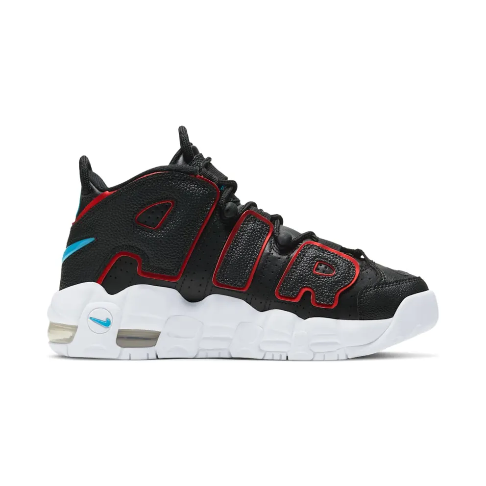 Nike Air More Uptempo Black Fusion Red (GS) (DJ4610-001)