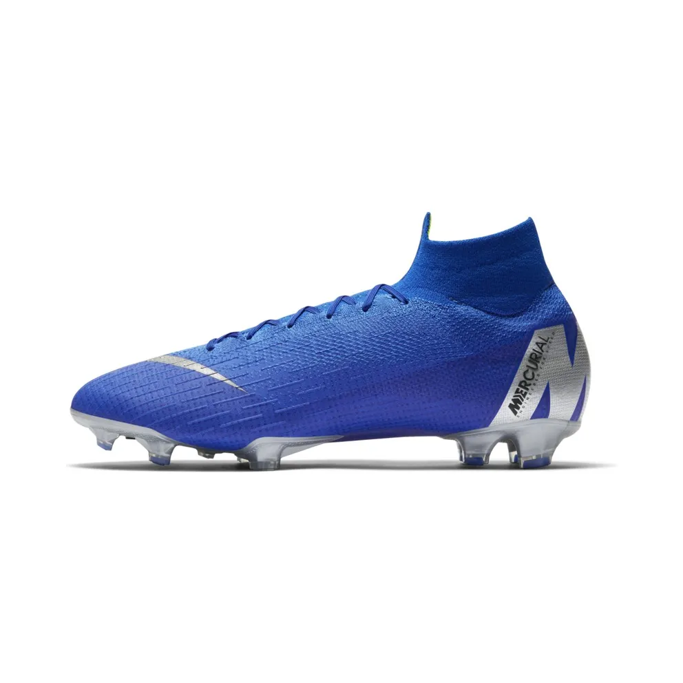 Nike Mercurial Superfly 6 Elite FG Racer Blue Racer Blue/Black-Metallic Silver-Volt (AH7365-400)