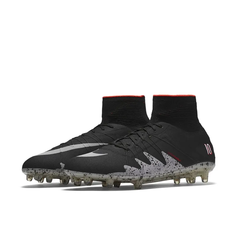 Nike Hypervenom Phantom II NJR FG Neymar Black/Metallic Silver-Light Crimson-White (820117-006)