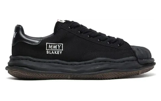 Maison Mihara Yasuhiro Blakey OG Sole Canvas Low Black (A08FW735-BLKBLK) (2)