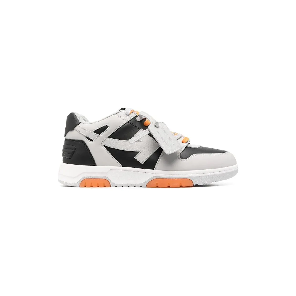 OFF-WHITE Out of Office Grey Black Orange (OMIA189S23LEA0040510)
