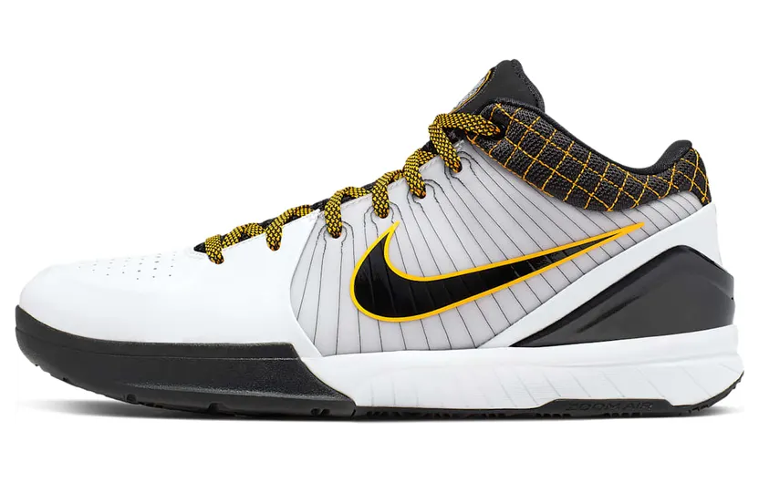 Nike Kobe 4 Protro White Black Del Sol