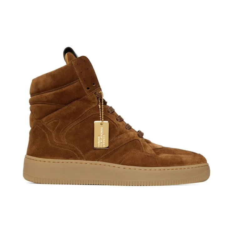 Human Recreational Services Brown Suede Mongoose Sneakers (UI20GF0200X1C7)