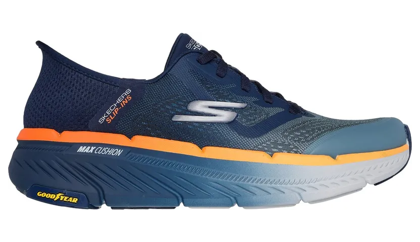 Skechers Slip-ins: Max Cushioning Premier 2.0 Sneaker Marine/Orange