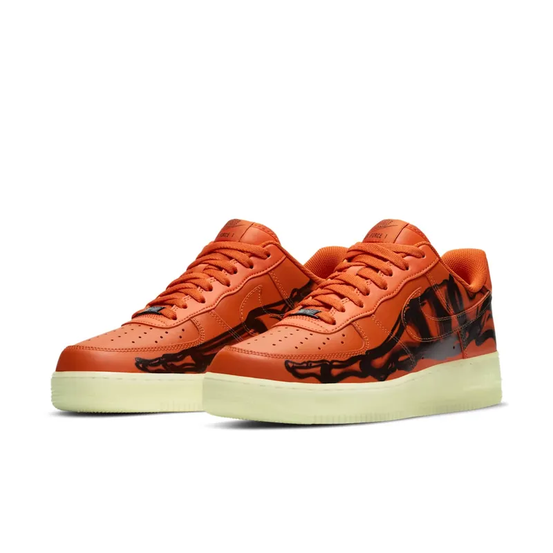 Nike Air Force 1 Low Orange Skeleton (2020) (CU8067-800)