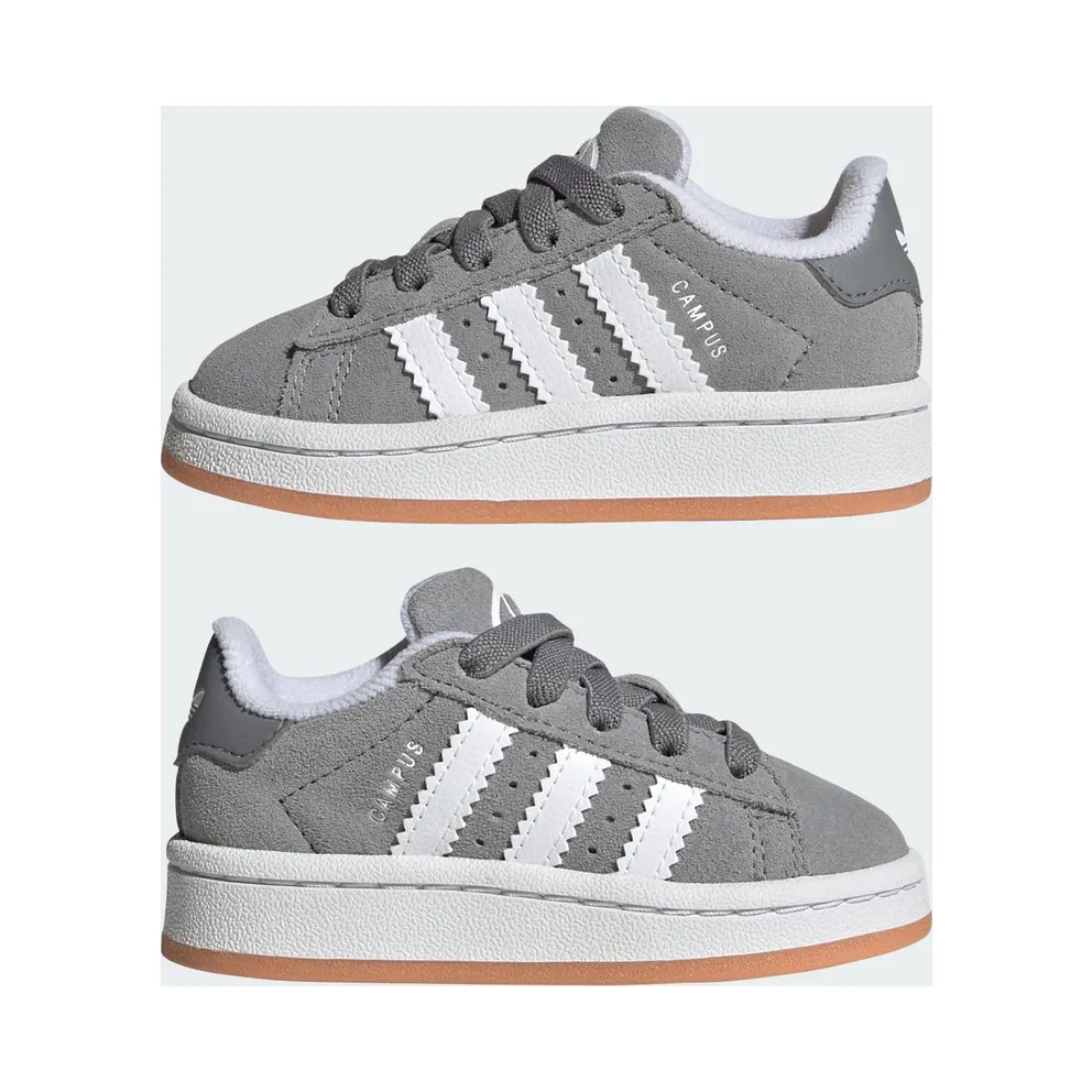Adidas Campus 00s Comfort Closure Elastic Lace Kids Grey Three / Cloud White / Cloud White (IH8899)