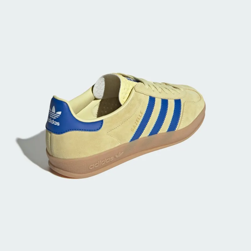 Adidas Gazelle Indoor Powder Yellow / Royal Blue / Cloud White (JH5406)