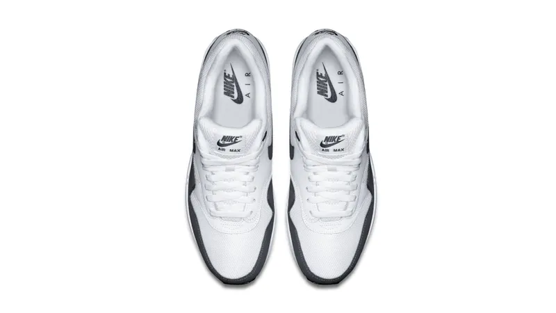 Nike Air Max 1 White Dark Grey White/Dark Grey-Black (537383-126)