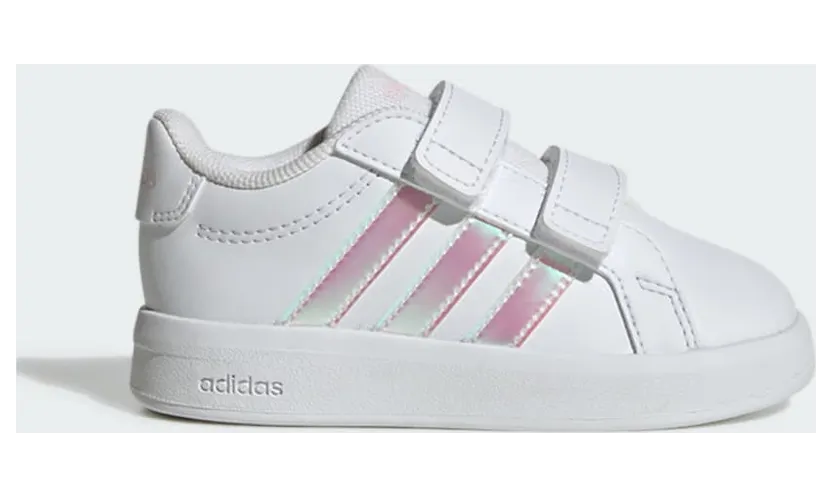 Adidas GRAND COURT 3.0 SCHOENEN PEUTERS Cloud White / Iridescent / Cloud White (KJ0882)