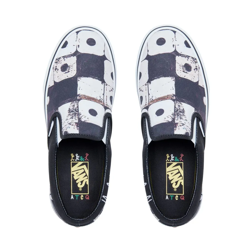 Vans Slip-On A Tribe Called Quest Black/White (VA38F7Q4B)