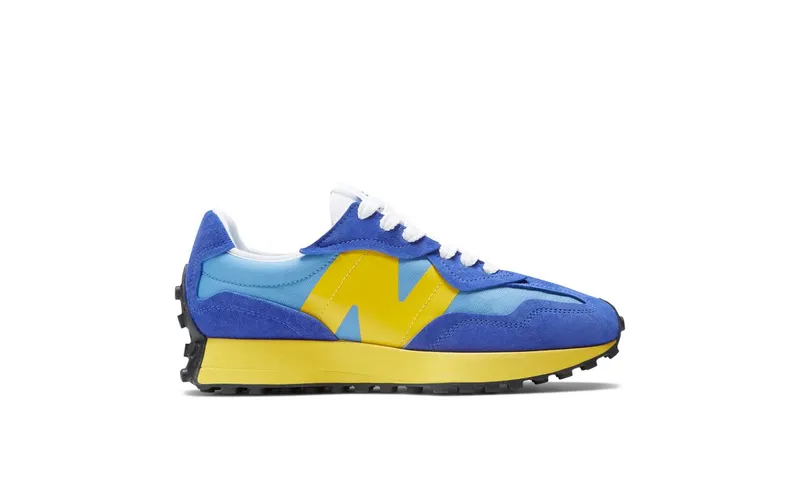 New Balance 327 Warped Essentials Marine Blue Yellow (U327WEH)