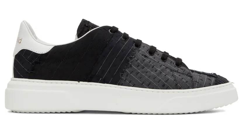 By Walid Embroidered Silk Sneakers (W001)