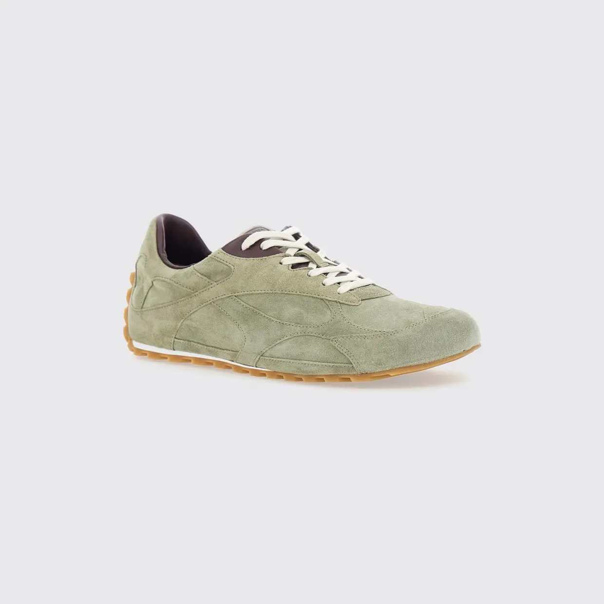 Bottega Veneta Orbit Flash Suede Calfskin Trainers Green (867926V3MS03063)