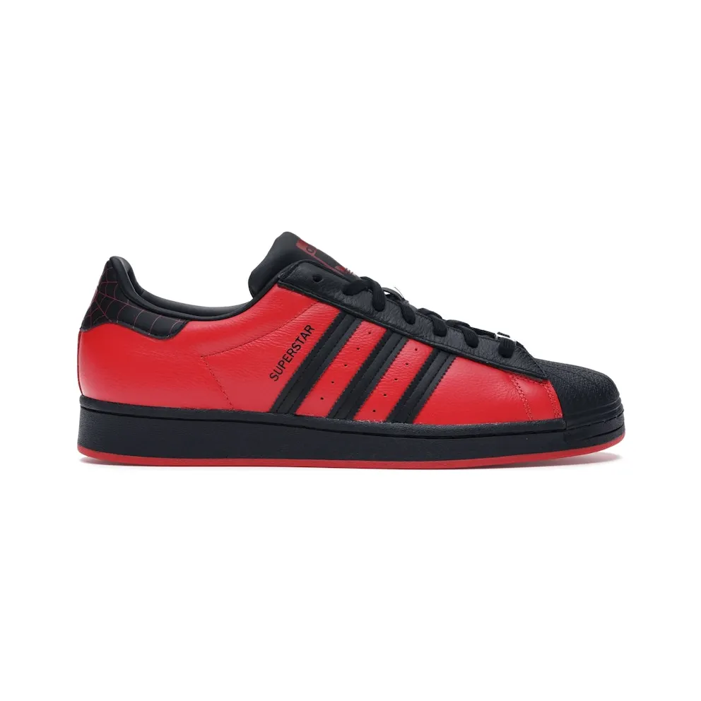 adidas Superstar Spider-Man: Miles Morales Core Black/Core Black/Red (GV7128)