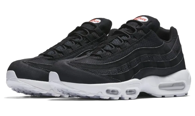 Nike Air Max 95 Black White Team Orange