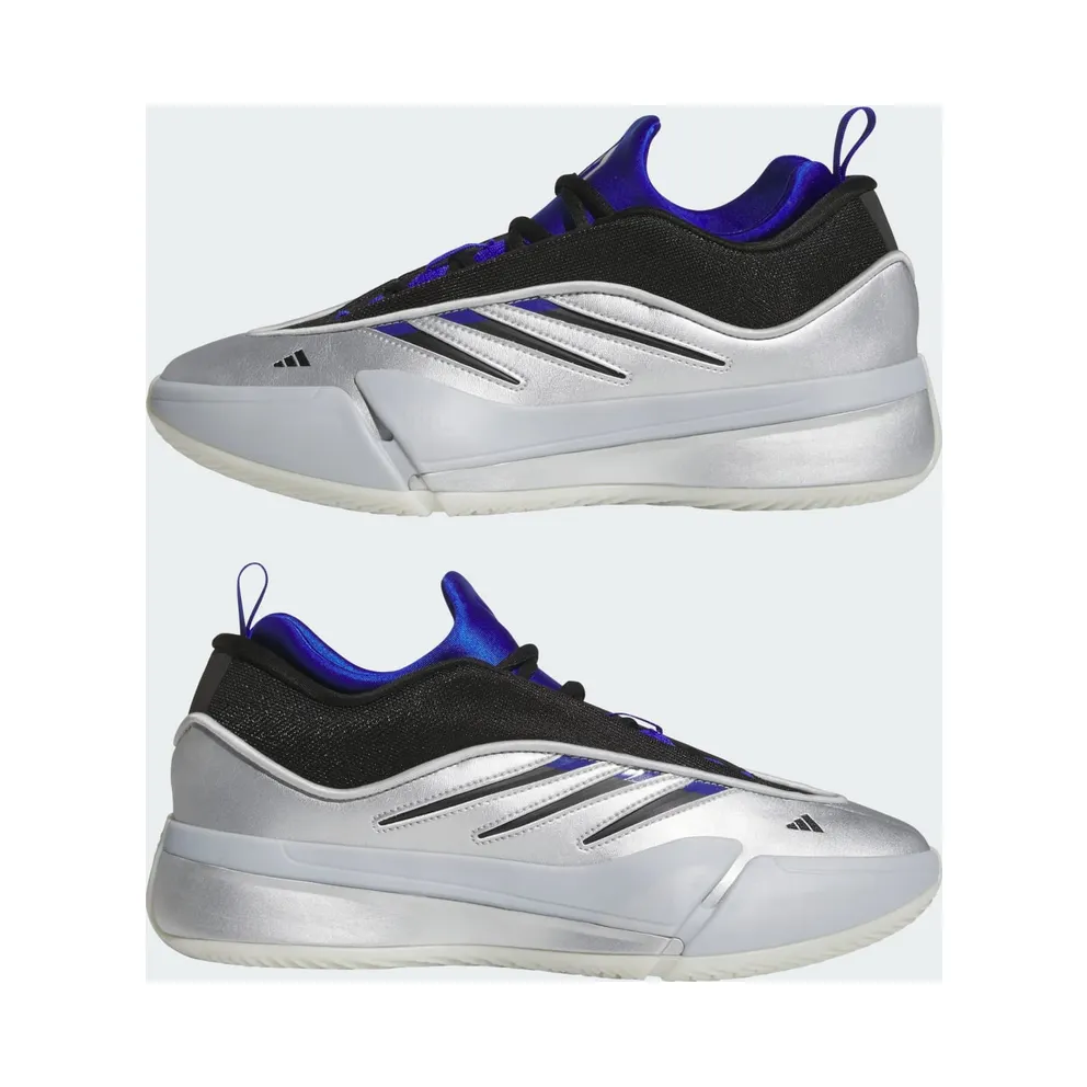 Adidas Dame 9 Silver Metallic / Core Black / Lucid Blue (JH6633)