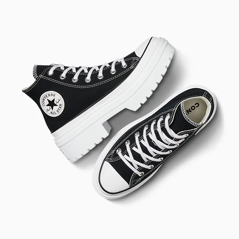 Converse Chuck Taylor All Star Lugged Heel Platform Black/White/Egret (A08258C)
