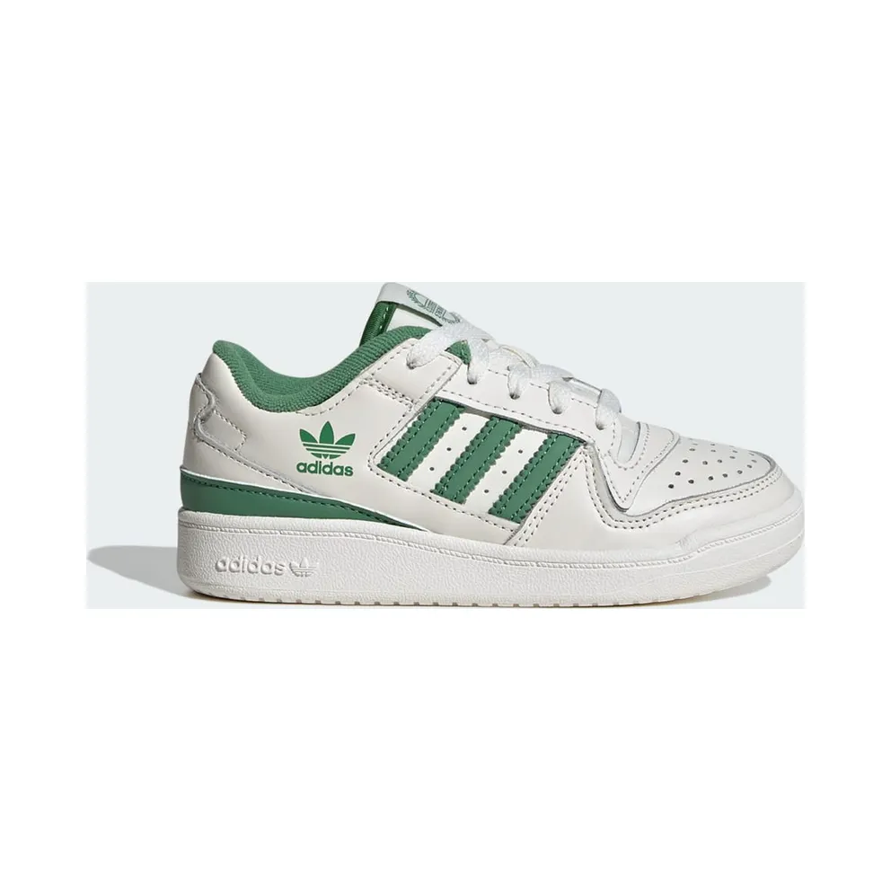 adidas Forum Low CL Shoes Kids Cloud White / Preloved Green / Preloved Green (ID8719)