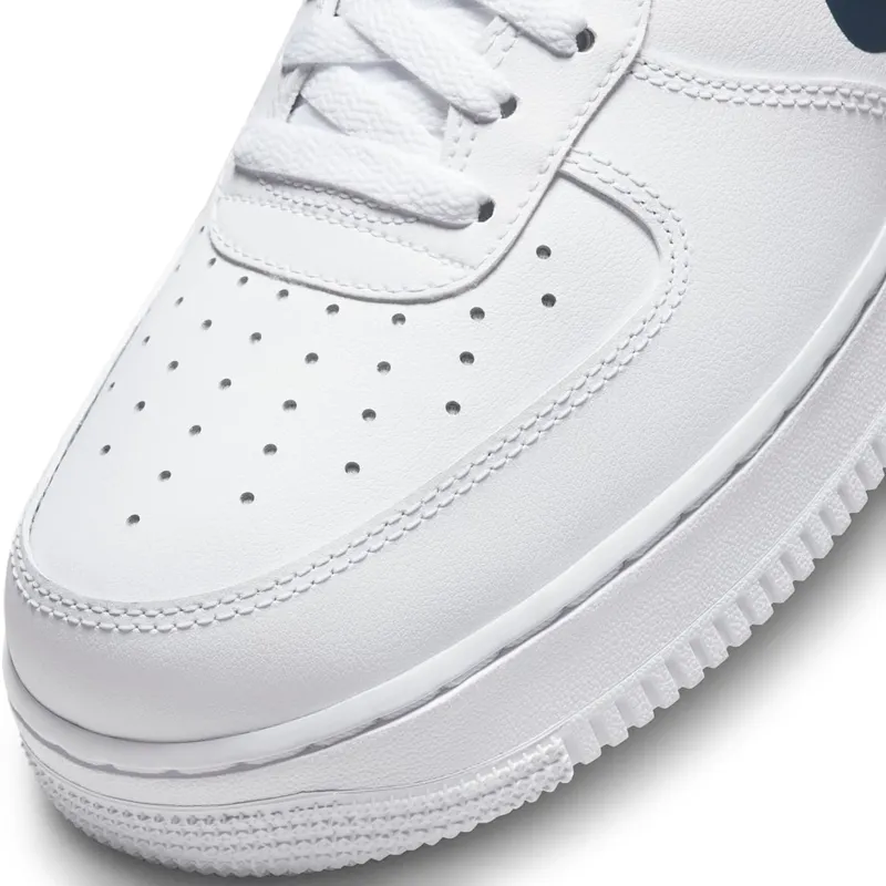 Nike Air Force 1 Low ’07 Quadruple Swoosh White Navy Crimson (FJ4226-100)