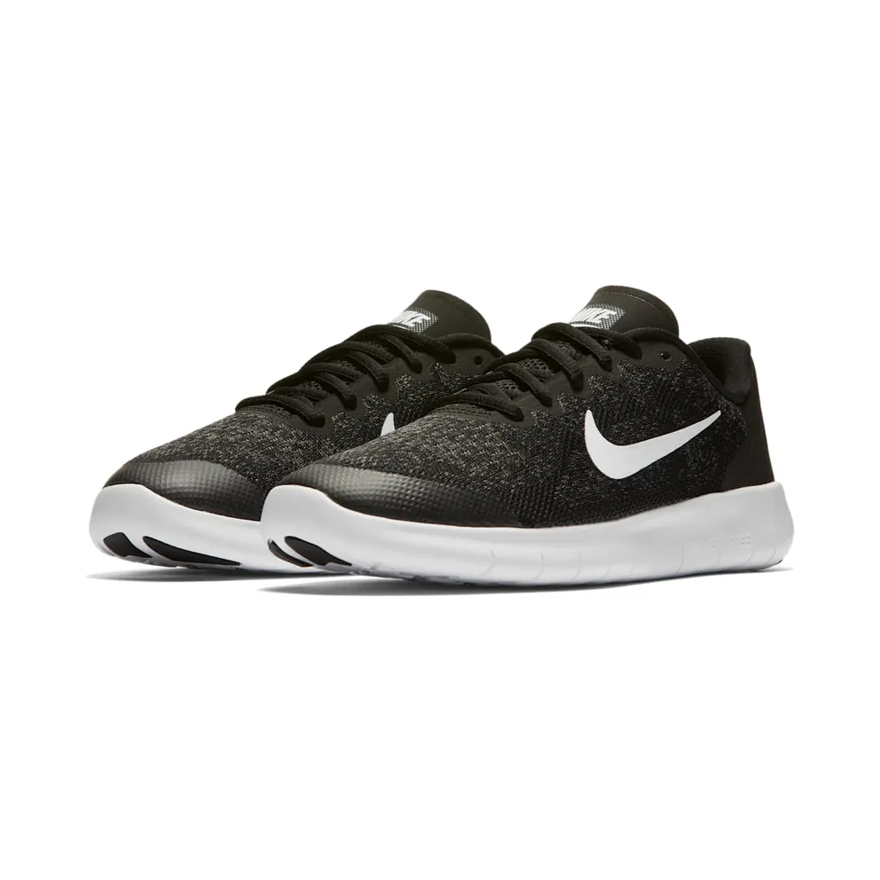 Nike Free Rn 2017 Black White Dark Grey (904255-002)