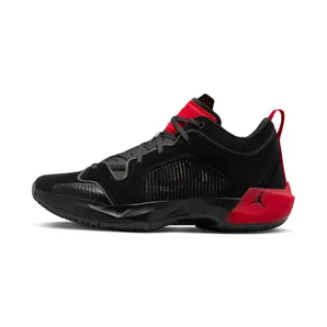 Air Jordan 37 – Stunt “Black / University Red / Dark Grey / Metallic Gold” (DQ4122-007)