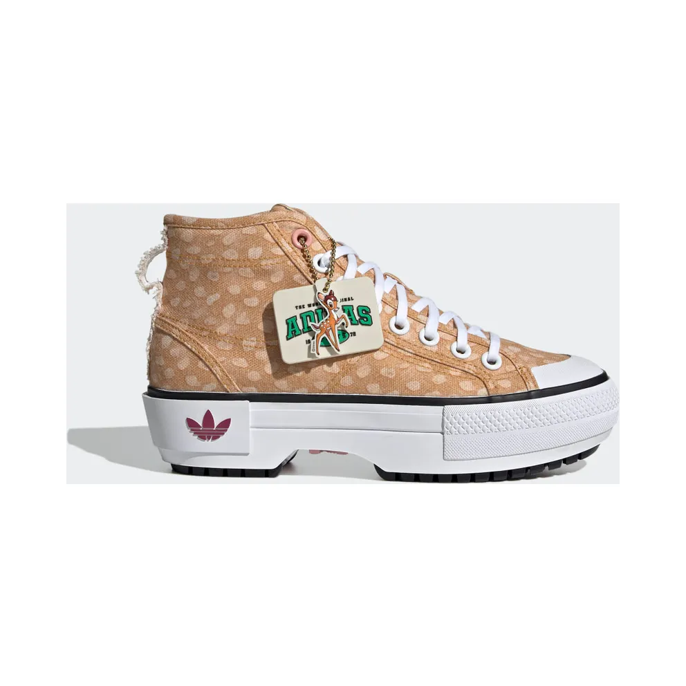 adidas DISNEY NIZZA TREK W SCHUH Cloud White / Legacy Burgundy / Off White (GZ1654)