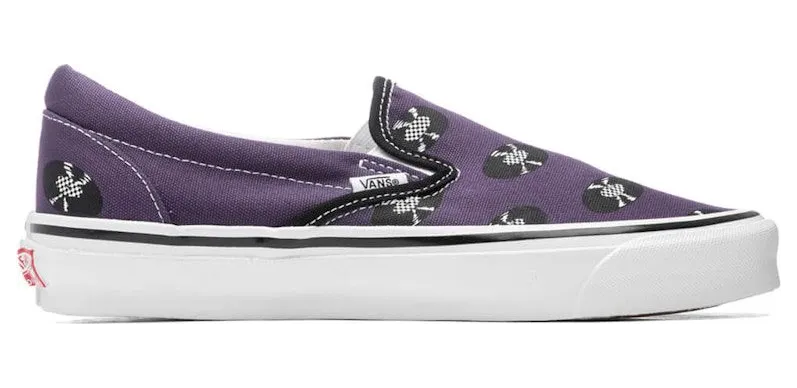 Vans OG Classic Slip-On Wacko Maria Purple Records (VN0A45JK596)
