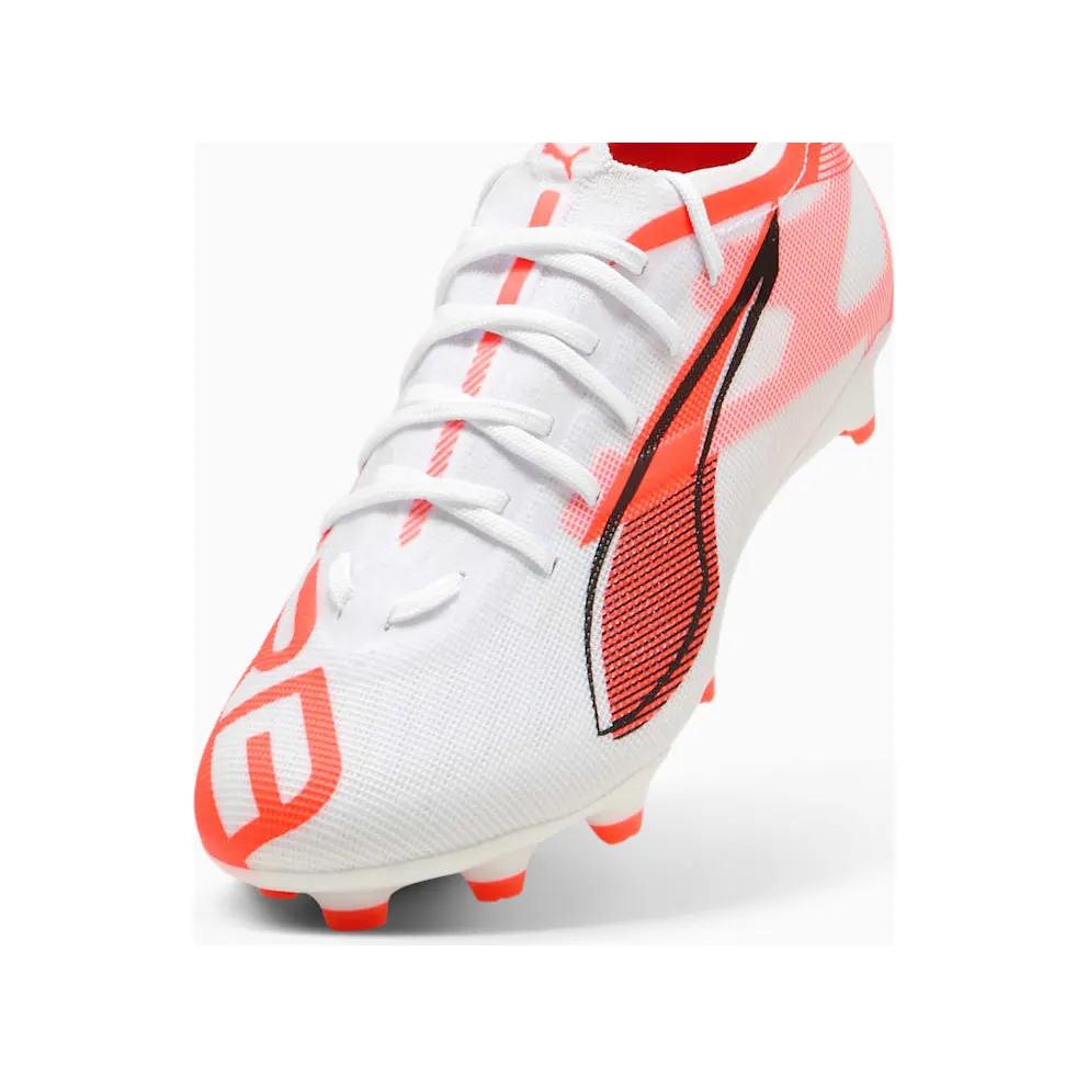 Puma Ultra 5 Pro FG/AG Jr White Black Glowing Red (108165-01)