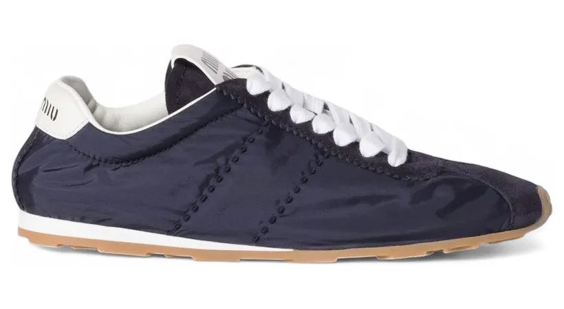 Miu Plume Navy Technical Fabric Gum (5E114E-D7C-F0008)