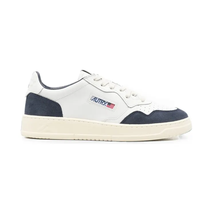Autry Medalist Leather “White/Blue” (AULM FT22)