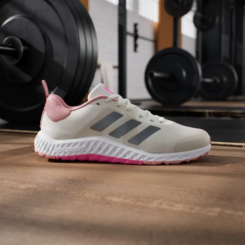 adidas Everyset Trainer Chalk White Iron Metallic Lucid Pink (ID8661)