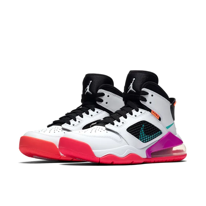 Jordan Mars 270 White Hyper Violet (GS) White/Black/Total Orange (BQ6508-102)