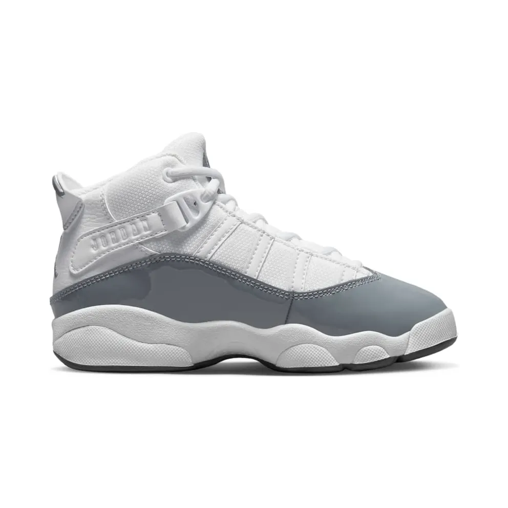 Air Jordan 6 Rings PS “White Cool Grey” (323432-121)